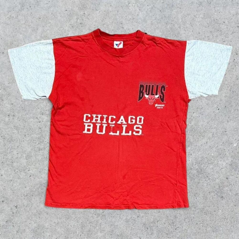 Vintage 90’s Chicago Bulls Basketball Two Toned Short Sleeve T Shirt